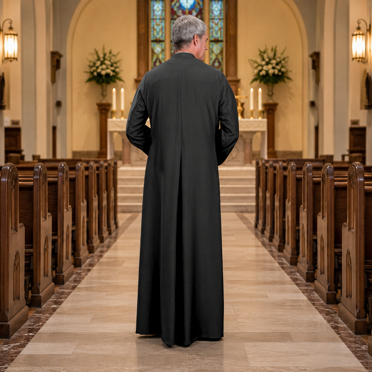 Man's Roman Year 'Rounder Clergy Cassock by CM Almy