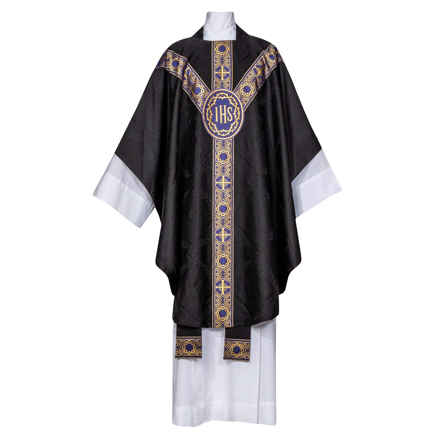 Crown of Thorns Chasuble With 'Y' Orphrey and IHS Monogram