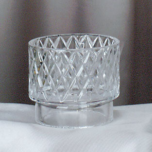 Crystal Draft Protector for 3-1/4" Emitte Liquid Candle