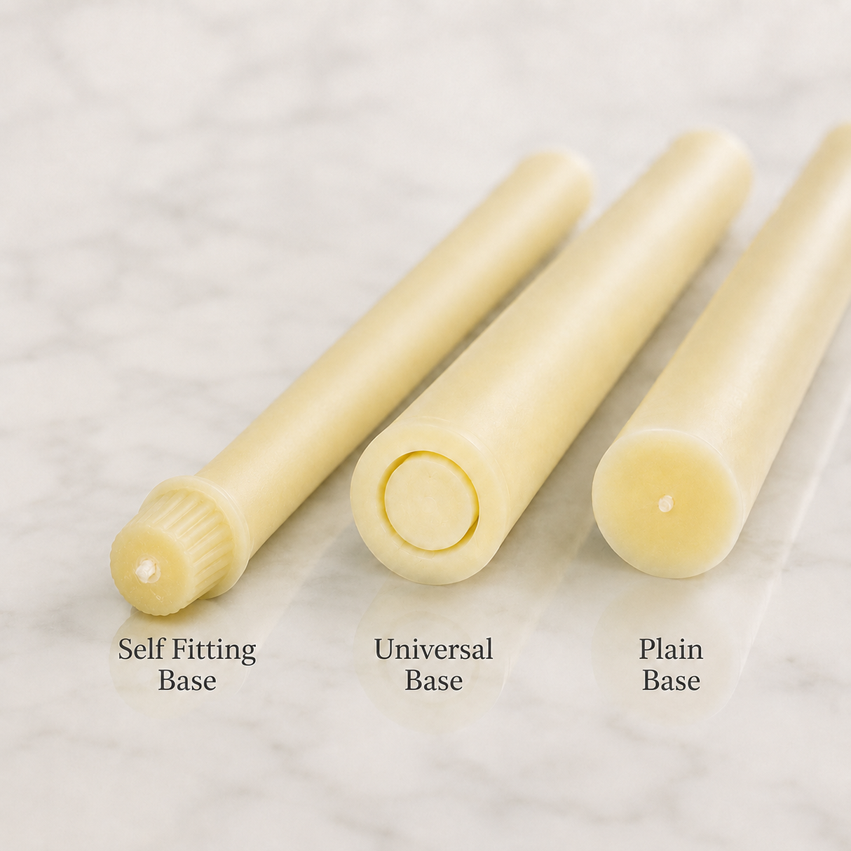 Dadant 100% Beeswax Altar Candles – Small Diameter