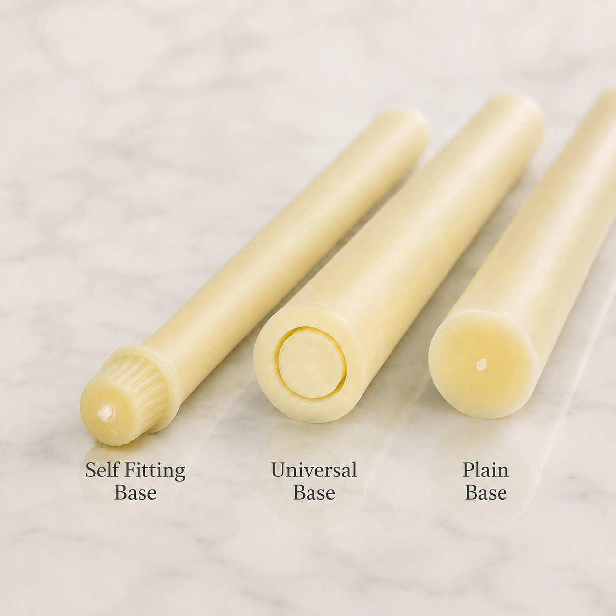 Dadant 51% Beeswax Altar Candles – Small Diameter