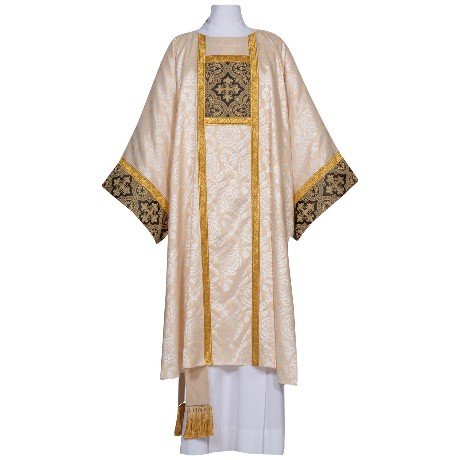 Lightweight Damask Dalmatic with Saxony Brocade - Arte/Grosse