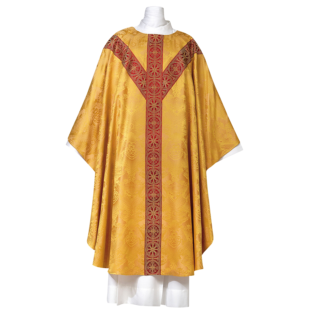 Lightweight Chasuble in Deerdamask Wool - Arte/Grosse