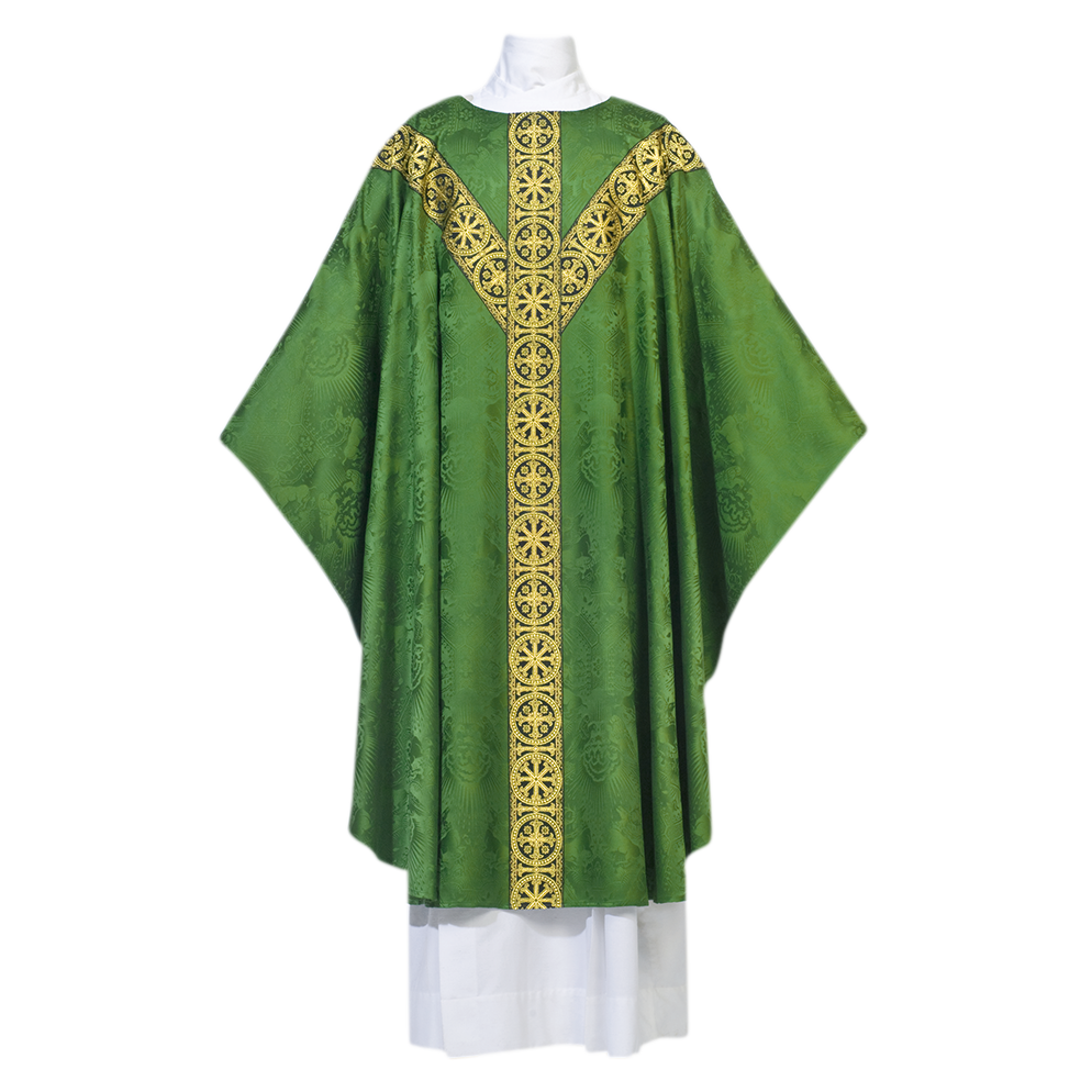 Lightweight Chasuble in Deerdamask Wool - Arte/Grosse