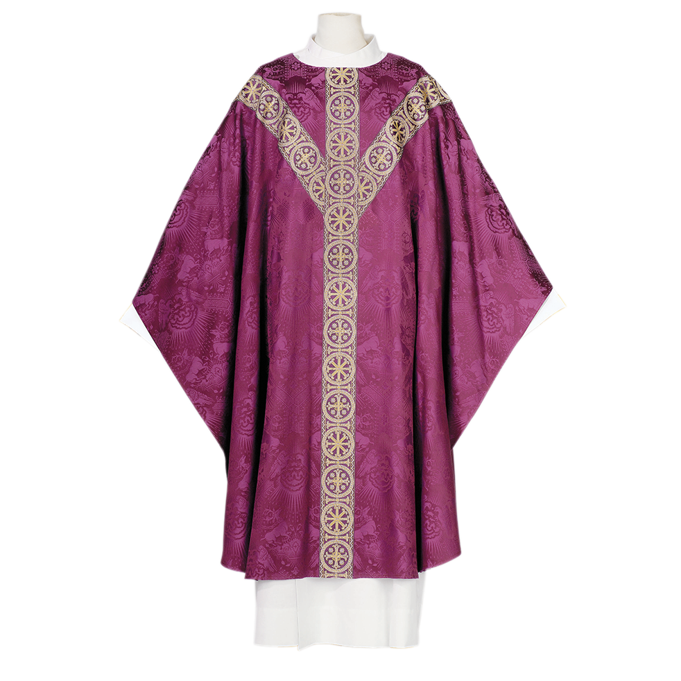 Lightweight Chasuble in Deerdamask Wool - Arte/Grosse