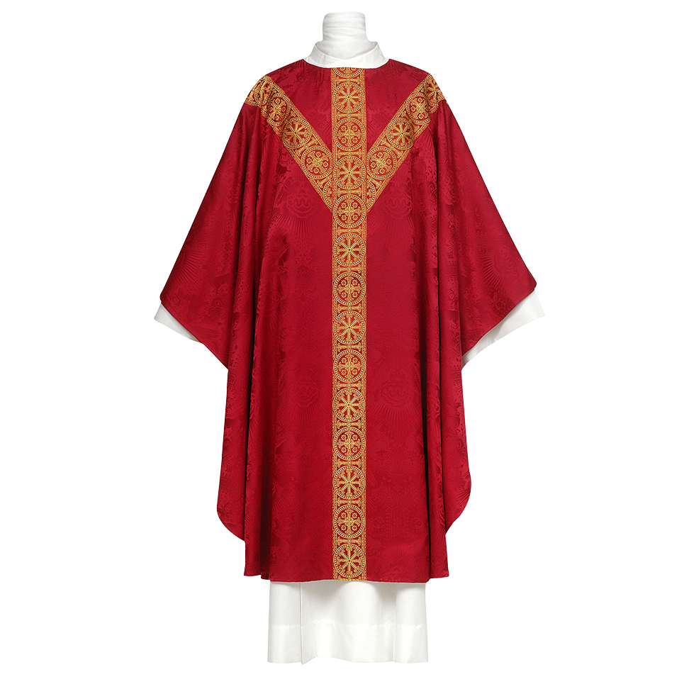 Lightweight Chasuble in Deerdamask Wool - Arte/Grosse