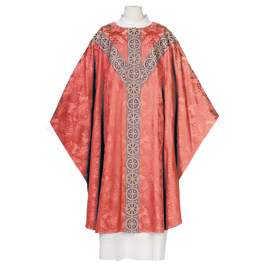 Lightweight Chasuble in Deerdamask Wool - Arte/Grosse