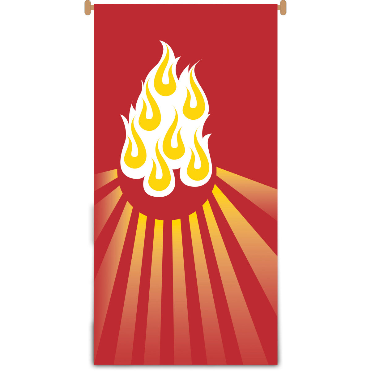 Flames Banner | 48" x 24"