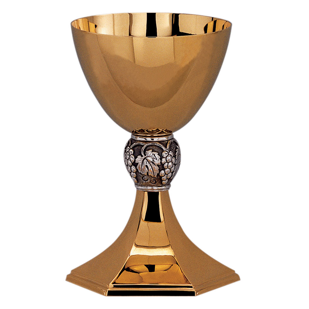 Gold Chalice with Grapevine Motif