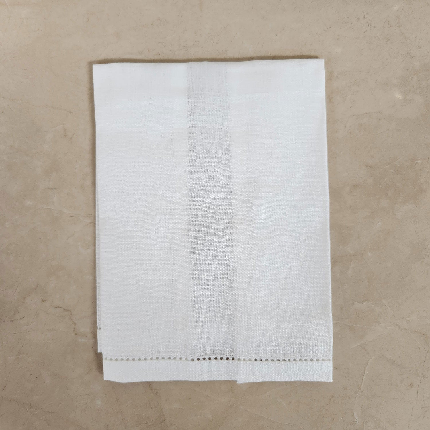 Finger Towel | 10" x 14" | 100% Pure Linen, hemstitched | pack of 3