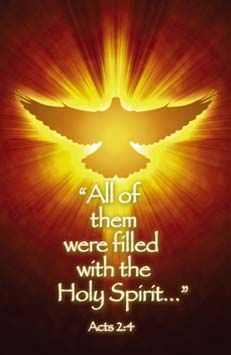 Confirmation Bulletin - Dove, All of them were filled with the Holy Spirit - pkg 100