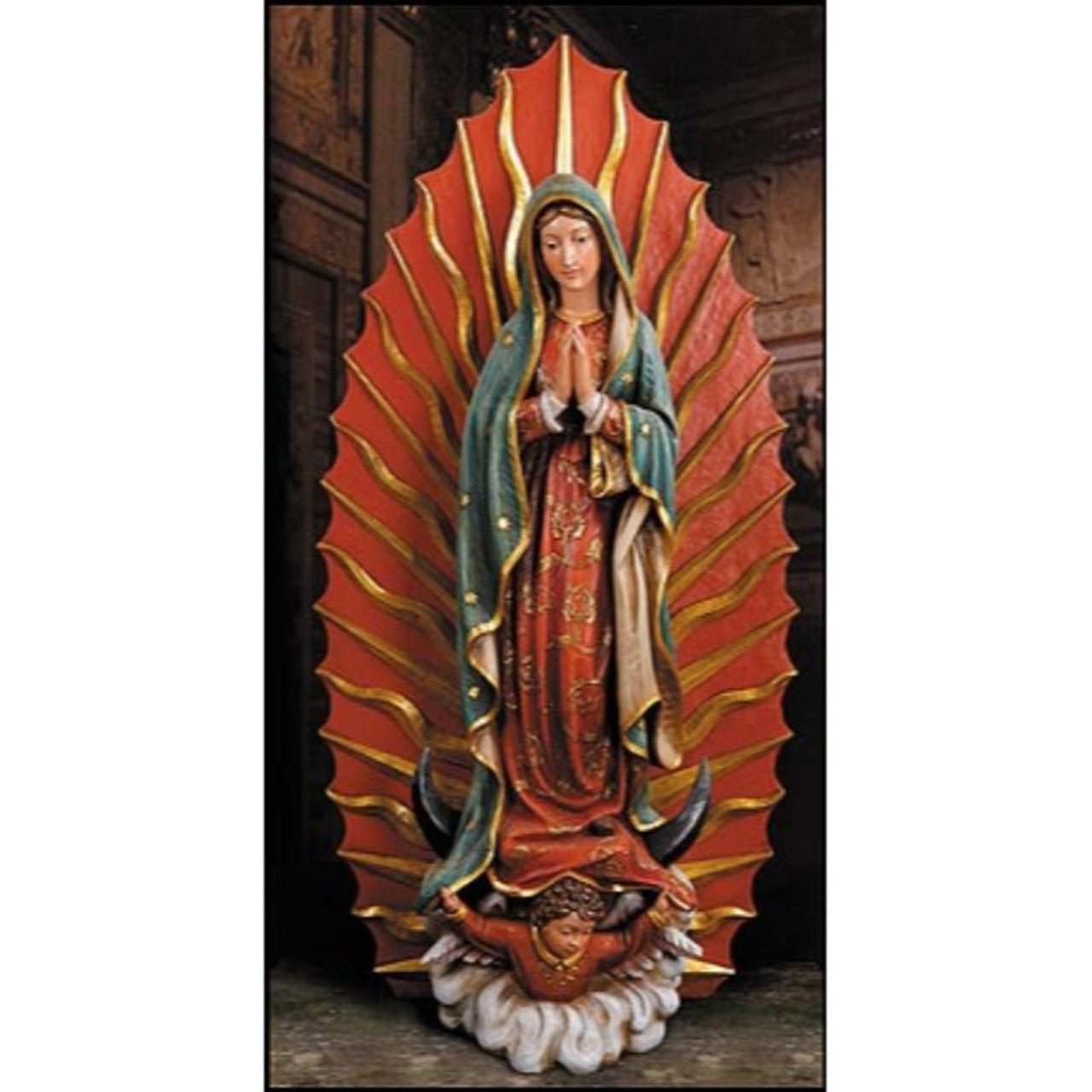 53" Our Lady of Guadalupe Basilica Statue