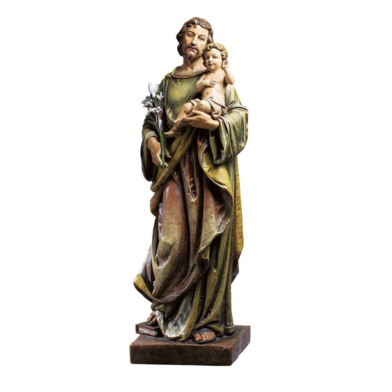 48" St Joseph with Child Jesus Basilica Statue