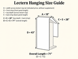 Radiant Cross Lectern Hanging | Slabbinck