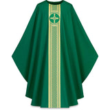 Chasuble with Gold Orphrey and Cross Motif