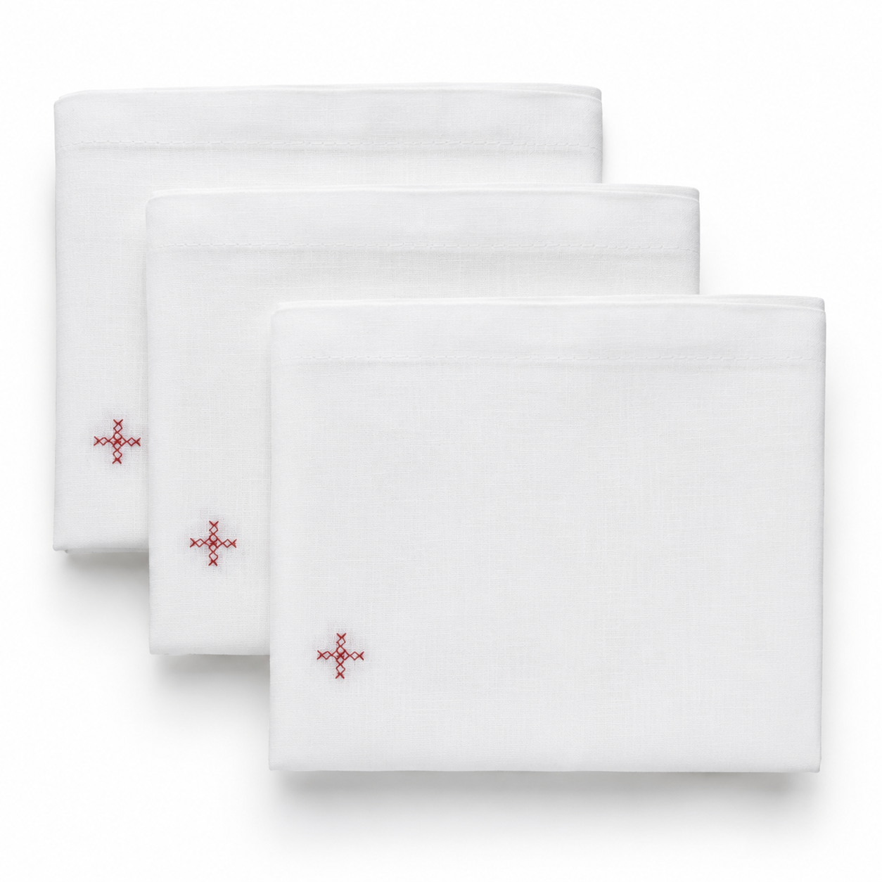 Corporal – Linen/Cotton Blend | 17" × 17" | Pack of 3 | SKU 73L
