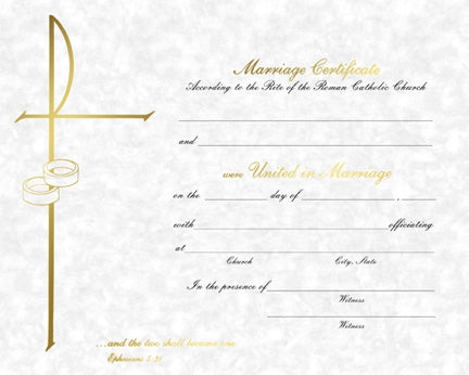Marriage Certificate