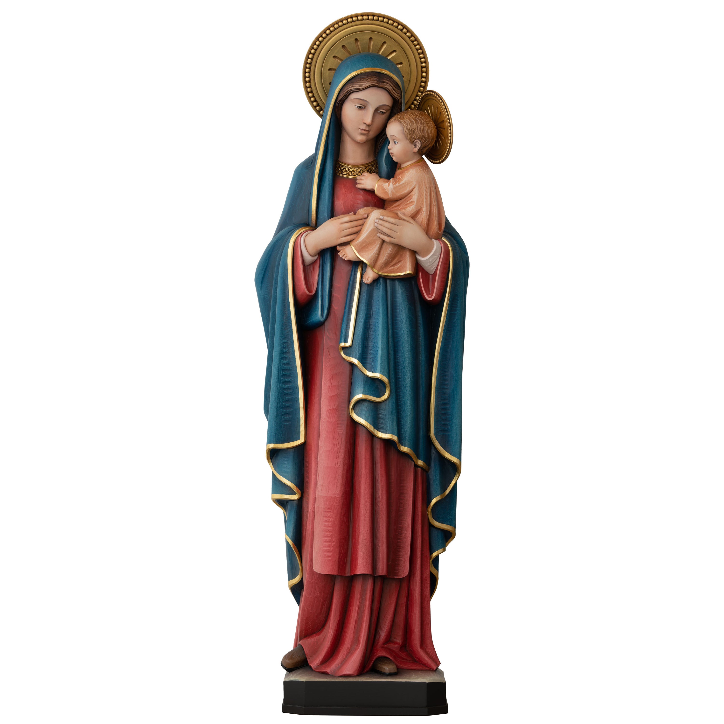 Our Lady of Good Counsel Wood Carved Church Statue