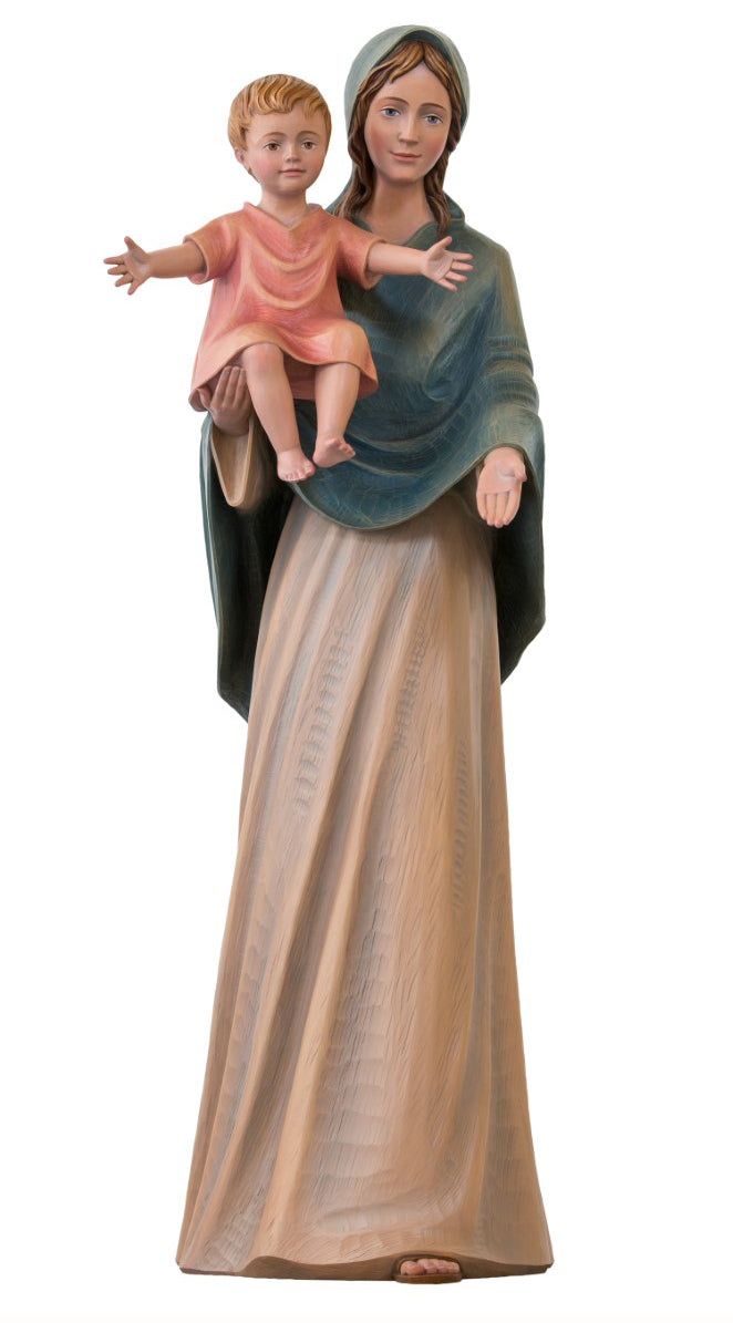 Statue of Our Lady of the Smile by Sr Angelica