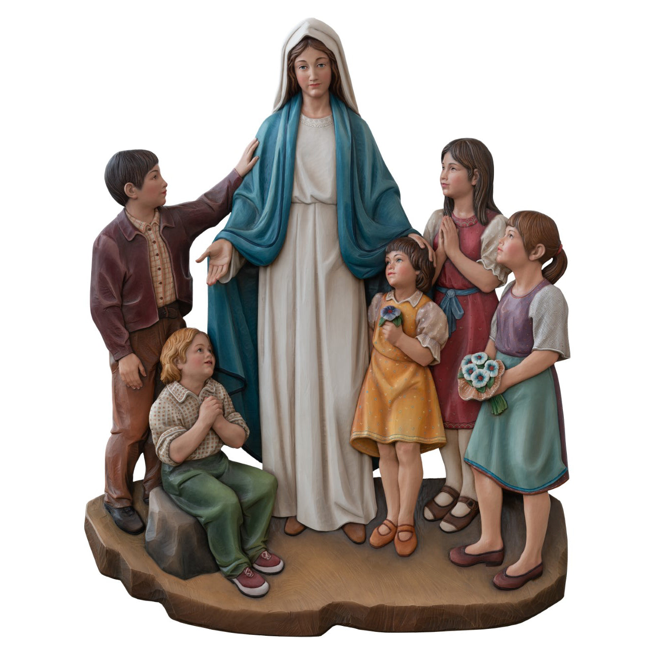 Our Lady with Children Statue | Demetz