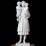 Outdoor Statue of Saint Gianna Beretta Molla with Children - 48"
