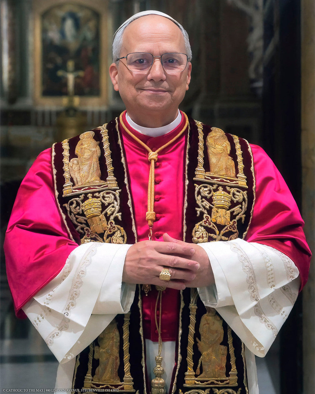 Pope Leo XIV Official Portrait Sleeved Print Pope Leo XIV Official Portrait Sleeved Print