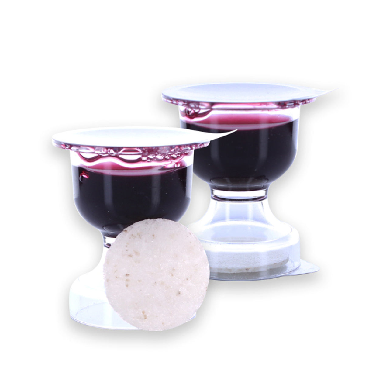 Prefilled Communion Chalice | Whole Wheat Bread and Concord Juice