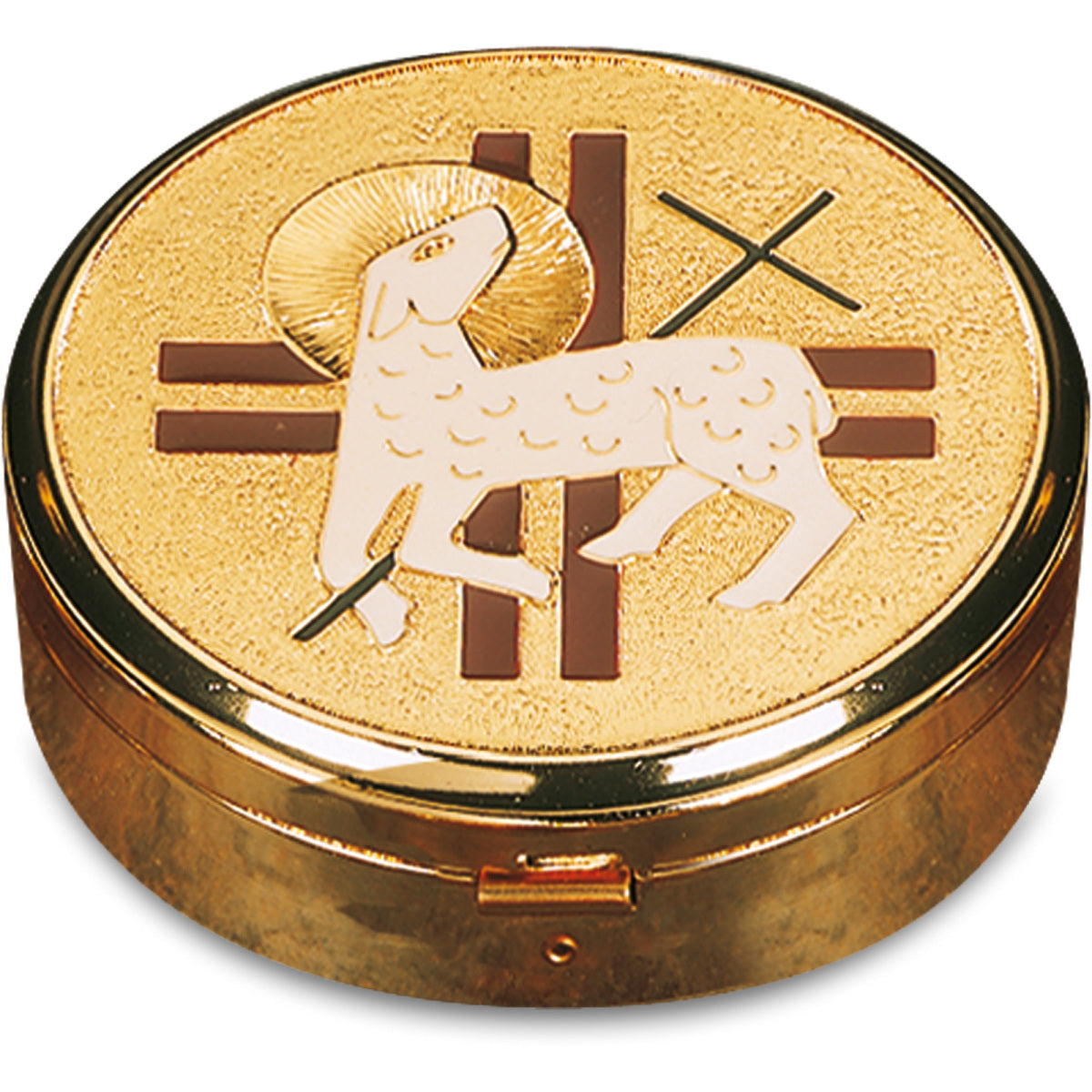 Pyx with Lamb of God Motif