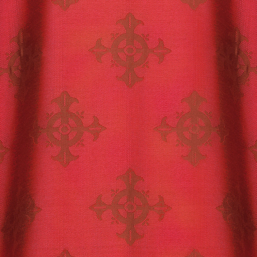 Church Fabric by the Yard | Red | Adornes
