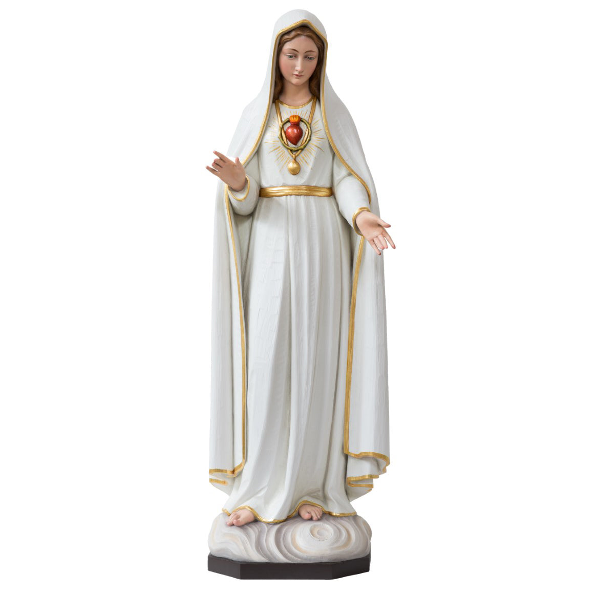 Sacred Heart of Mary Statue | Demetz