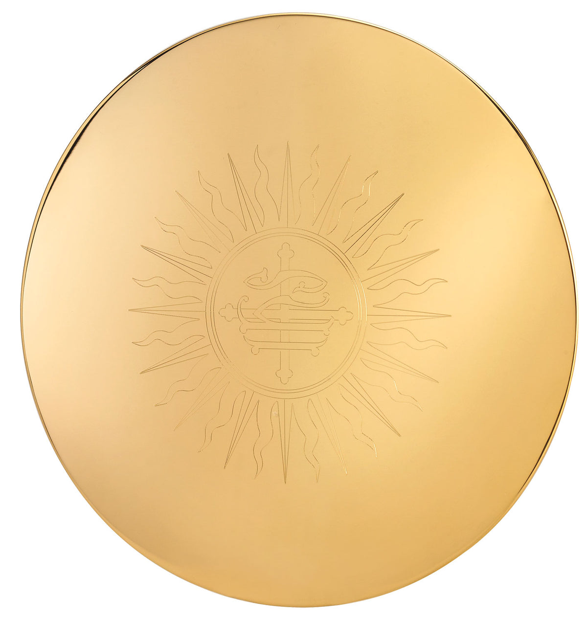 Scale Paten with Engraved IHS Design 375G