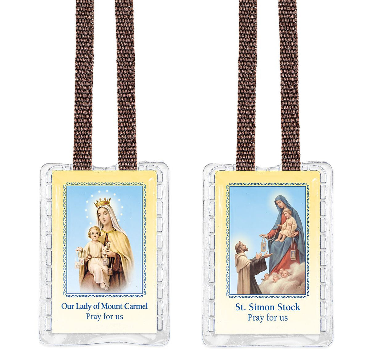 Scapular with Brown Cord