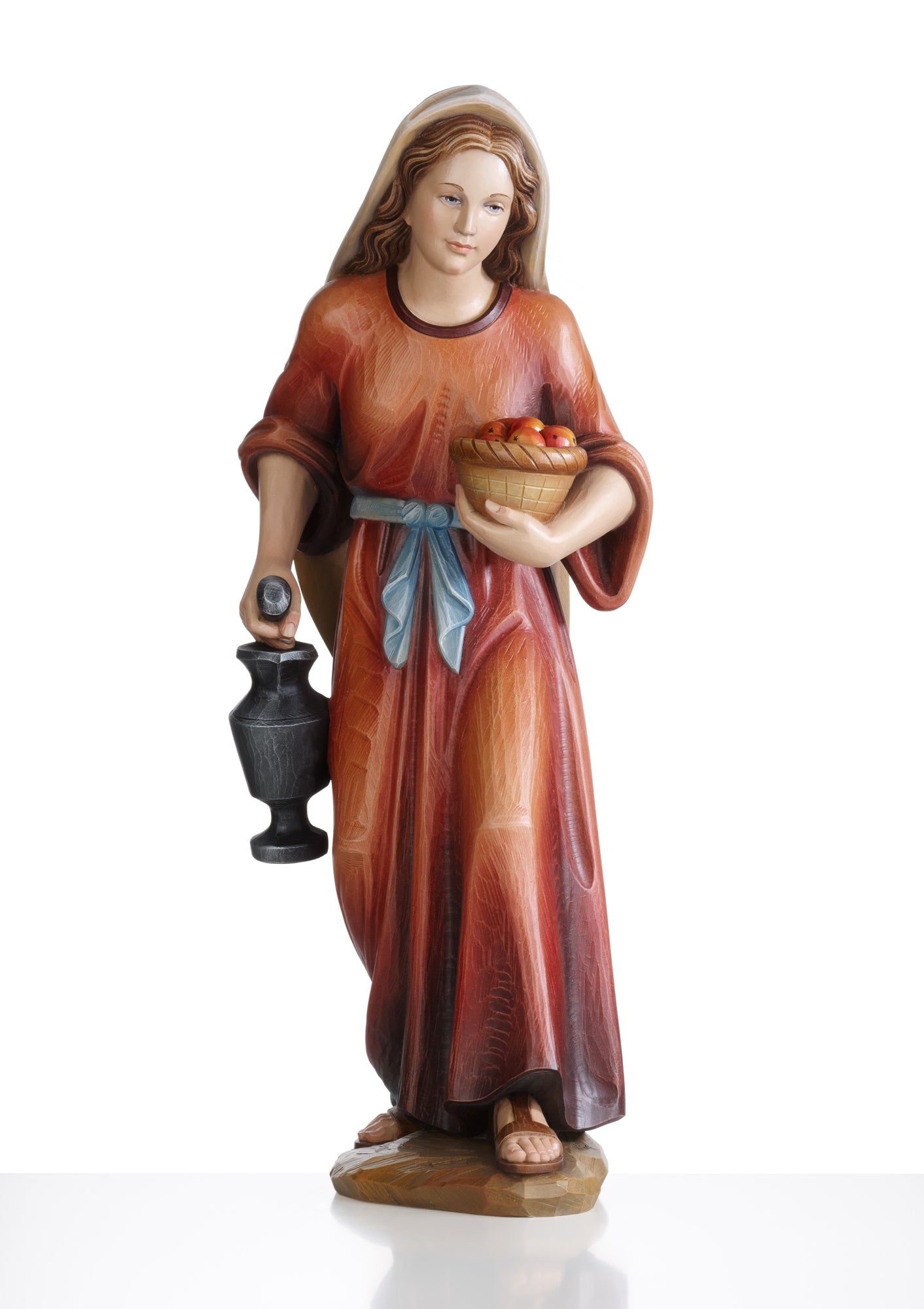 Shepherdess with Fruit Basket | Kostner Nativity Set