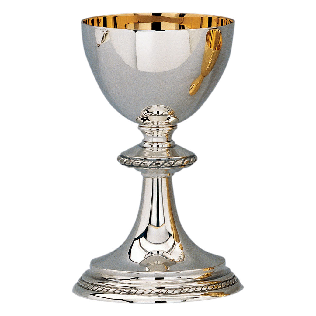Silver Chalice with Rope Motif