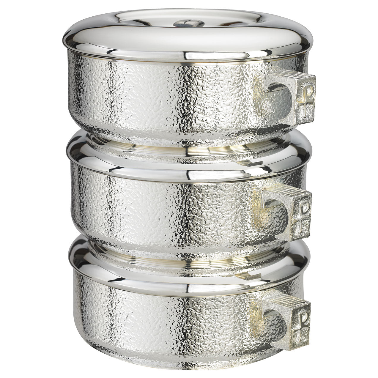 Silver Stacking Ciborium with Talon Texture | 406S