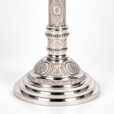 48" Silver-Finish Paschal Candlestick – Nickel Plated