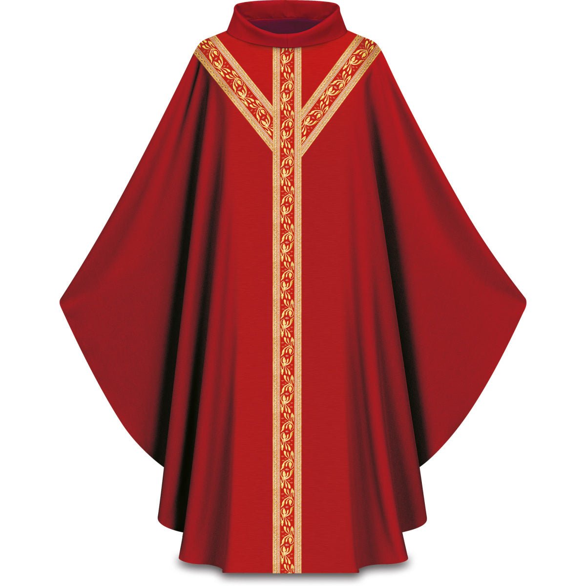 Lightweight Chasuble with Floral Orphrey