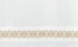 Washable Altar Cloth in Blended Linen with Gold Embroidery - Cathedral - up to 67" width