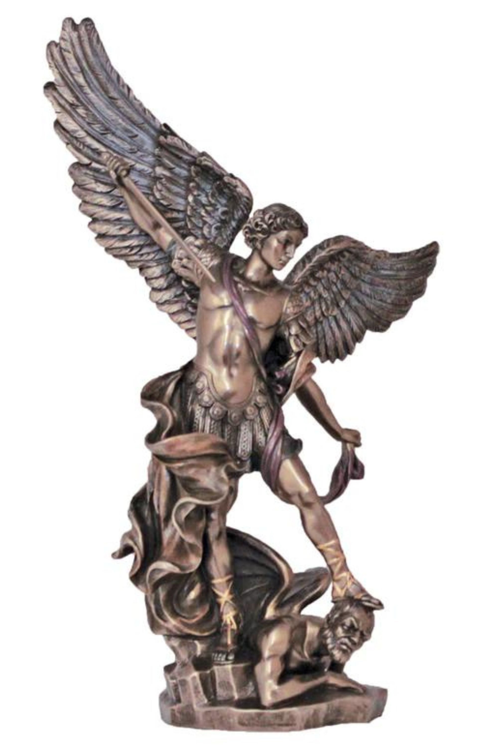 St Michael the Archangel Statue | Cold Cast Bronze | 14 inch