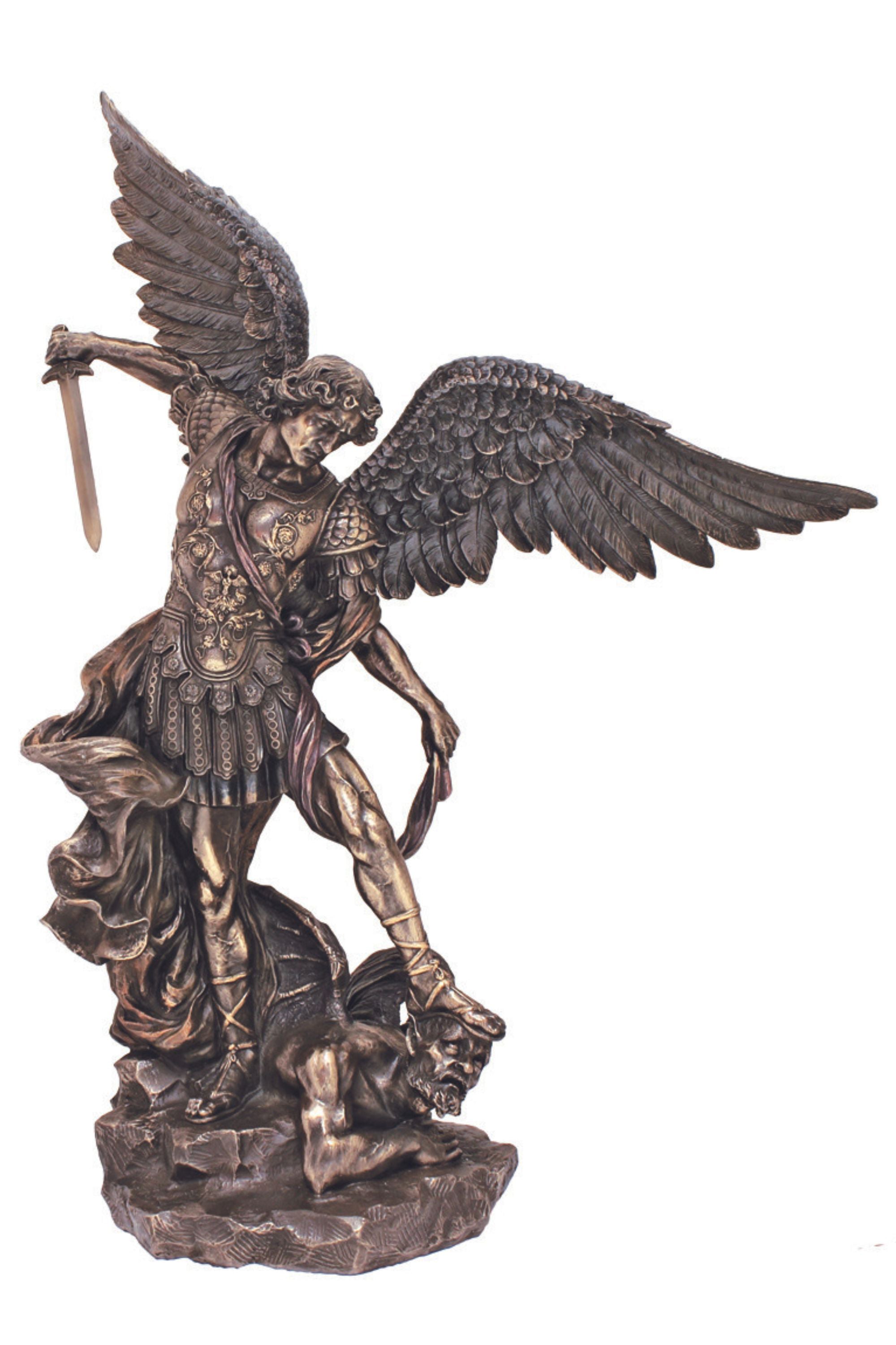 St Michael the Archangel Statue | Cold Cast Bronze | 29 inch