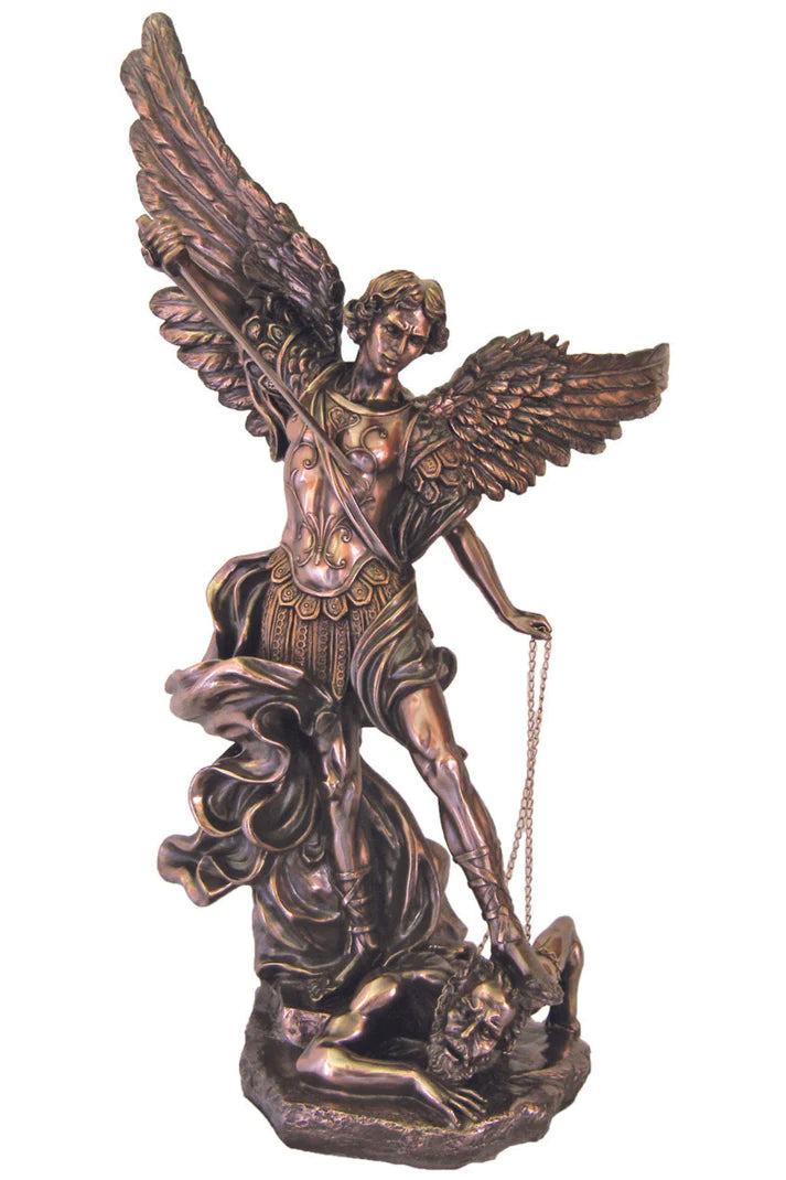 St Michael the Archangel Statue | Cold Cast Bronze | 45 inch