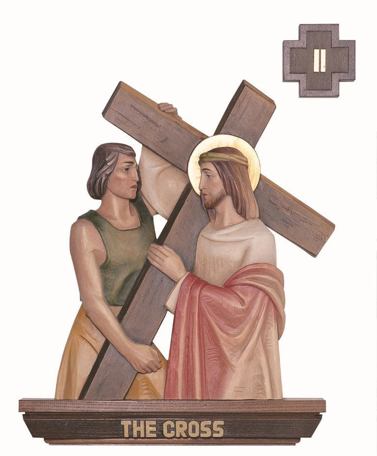 Set of Stations of the Cross - 3 Sizes - Wood & Fiberglass