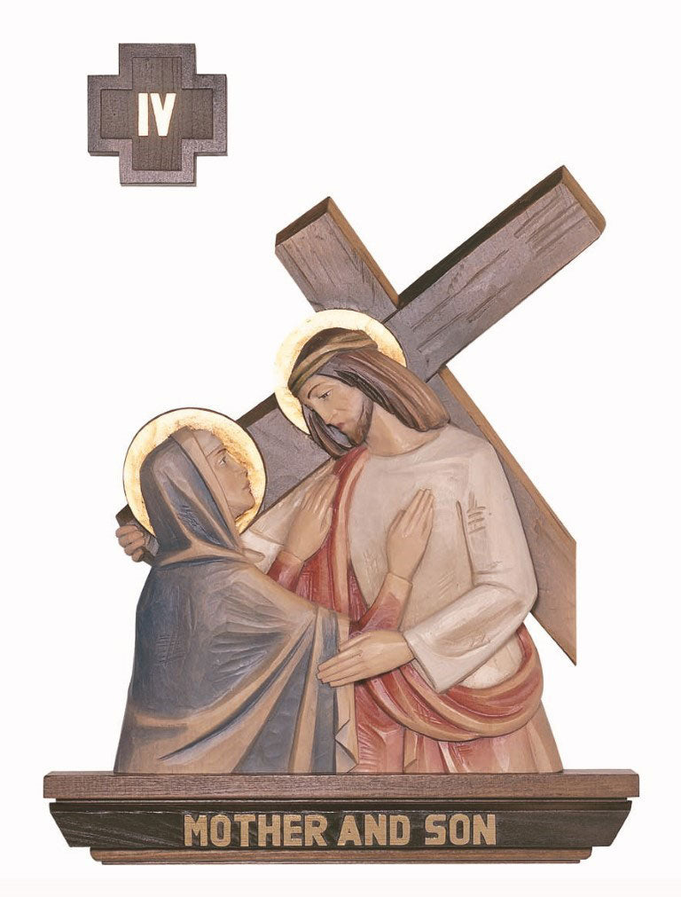 Set of Stations of the Cross - 3 Sizes - Wood & Fiberglass