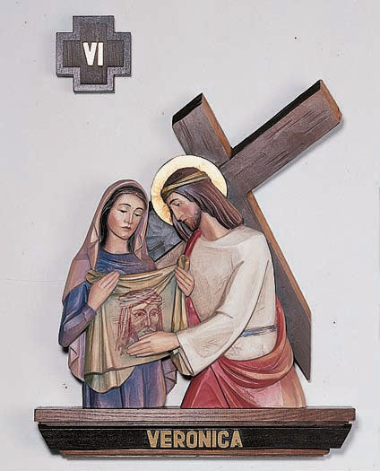 Set of Stations of the Cross - 3 Sizes - Wood & Fiberglass