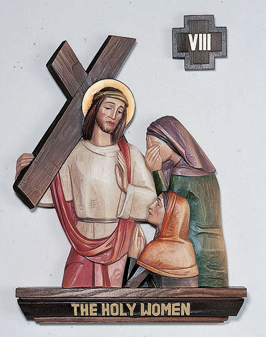 Set of Stations of the Cross - 3 Sizes - Wood & Fiberglass