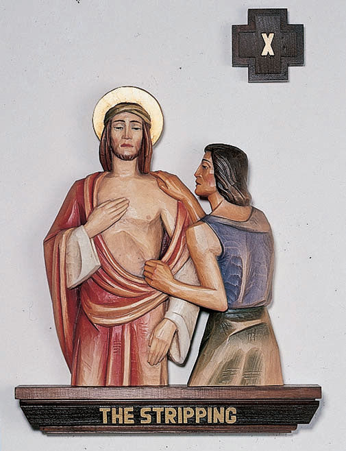 Set of Stations of the Cross - 3 Sizes - Wood & Fiberglass