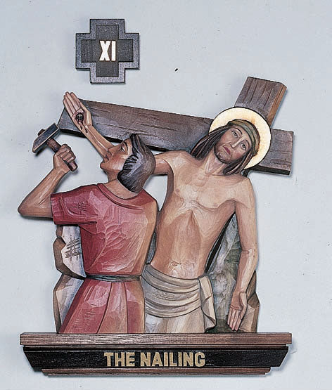 Set of Stations of the Cross - 3 Sizes - Wood & Fiberglass