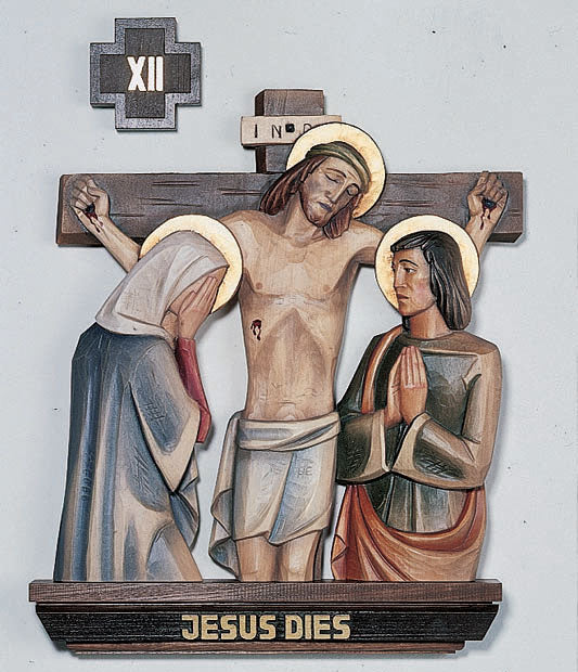 Set of Stations of the Cross - 3 Sizes - Wood & Fiberglass