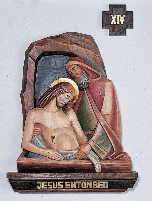 Set of Stations of the Cross - 3 Sizes - Wood & Fiberglass