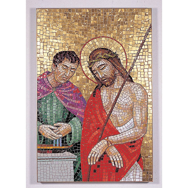 Stations of the Cross | Venetian Mosaic | Set of 14 – ChurchSupplies